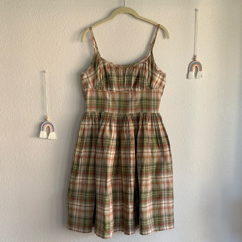 Hearts and Found Plaid Vintage Pinup Dress Etsy Handmade